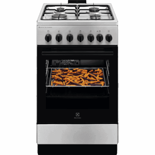 Electrolux Plynový sporák s parnou funkciou SteamBake AirFry LKK560010X
