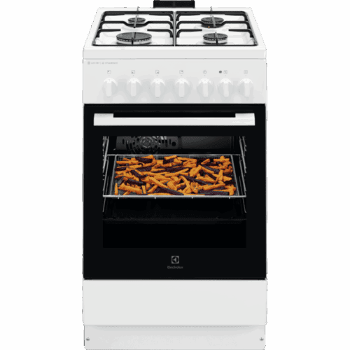 Electrolux Plynový sporák s parnou funkciou SteamBake LKK560011W