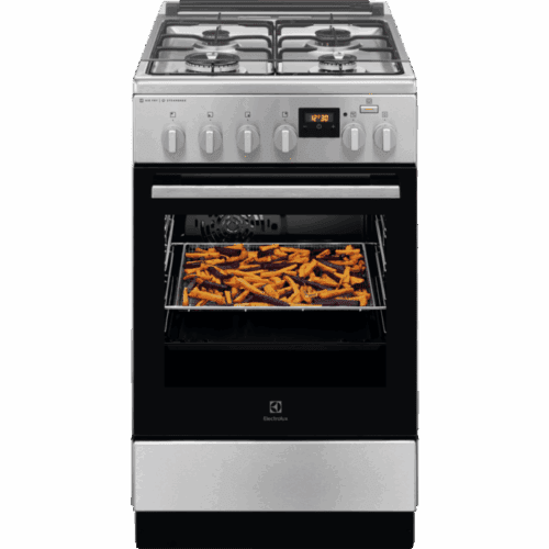 Electrolux Plynový sporák s parnou funkciou SteamBake LKK560208X