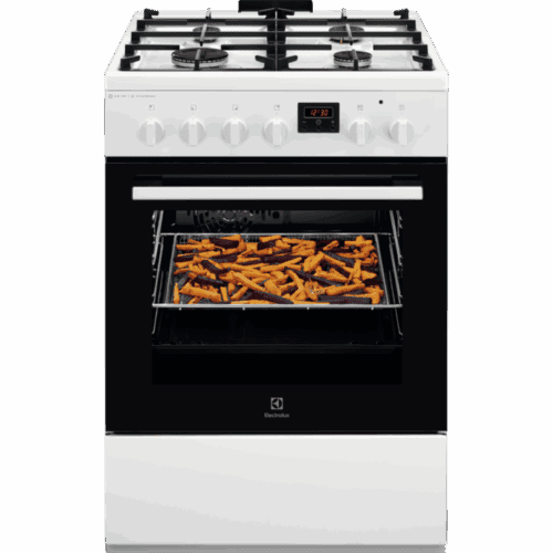 Electrolux Plynový sporák s parnou funkciou SteamBake LKK660220W