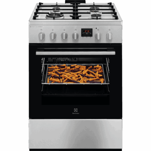 Electrolux Plynový sporák s parnou funkciou SteamBake LKK664220X