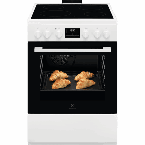 Electrolux Sklokeramický sporák s parnou funkciou SteamBake LKR664177W