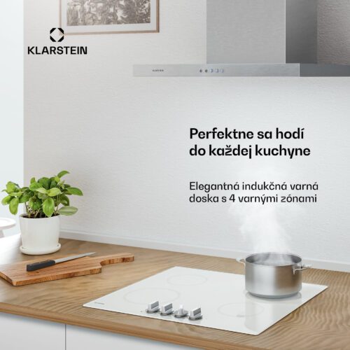 Klarstein Kochheld indukčná varná doska | Elegantná a výkonná | 4 varné zóny | 7000 W | 60 cm – Obrázok 2