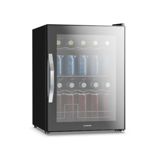 Klarstein Beersafe chladnička na nápoje so zrkadlovými sklenenými dverami | 64 x 48 cm | Vnútorné LED osvetlenie