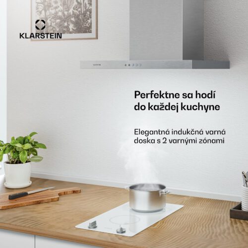 Klarstein Kochheld indukčná varná doska | Elegantná a výkonná | 2 varné zóny | 3500 W | 30 cm – Obrázok 2