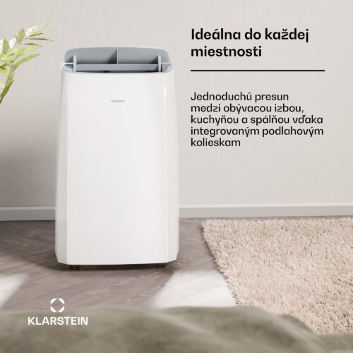 Klarstein Grandbreeze mobilná klimatizácia | 12000 BTU | 42 cm | 56 m² | energetická trieda A+ – Obrázok 2