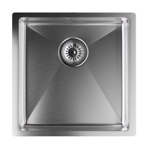 Klarstein TitanSteel Kuchynský drez 45 x 45 cm (DxŠ) s povrchom odolný voči hrdzi