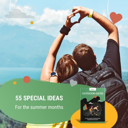 Spielehelden Outdoor Dates Kartová hra pre páry 55 nápadov na milostné rande Svadobný darček – Obrázok 2