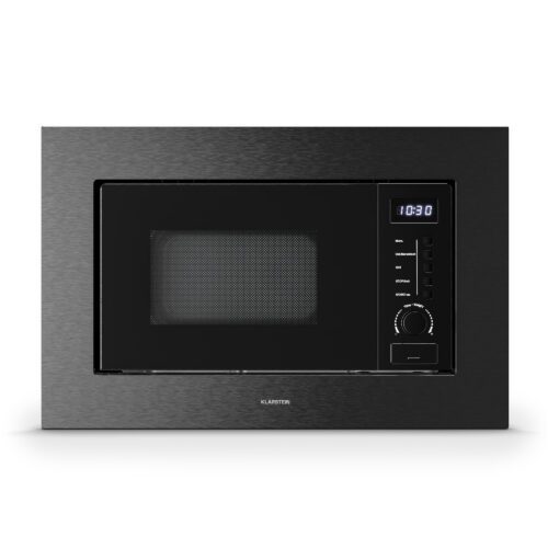 Klarstein Verosteel vstavaná mikrovlnná rúra s grilom | 800 W gril | 700 W mikrovlnná rúra | 60 cm