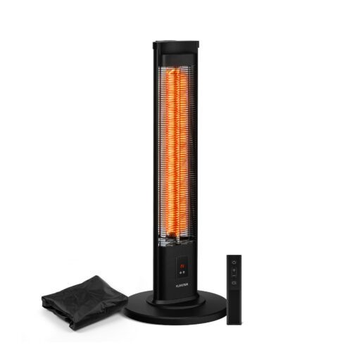 Klarstein BlazeTower infračervený ohrievač | 2000 W | 15 m² | Výkonný | 101 cm x 40 cm