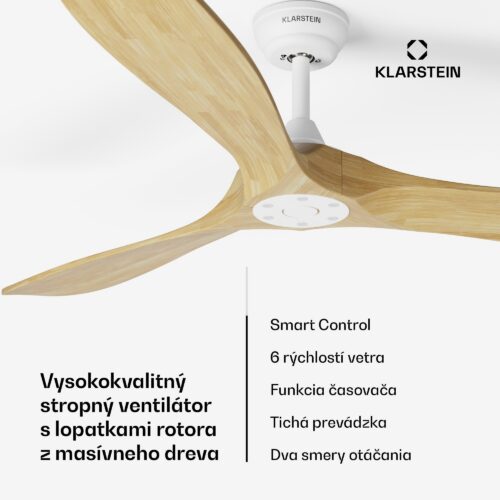 lopatky rotora z masívneho dreva