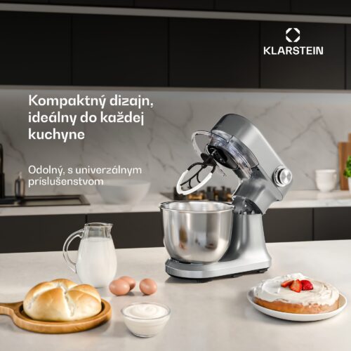 Klarstein Bella Evo kuchynský robot | planetárny miešací systém | 3 nástavce na mixovanie | 1500 W | 5 l – Obrázok 2
