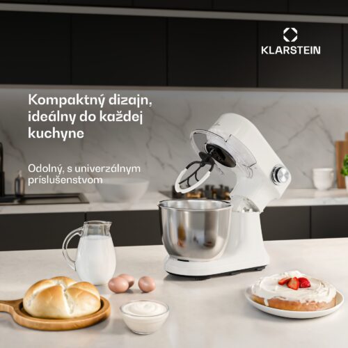 Klarstein Bella Evo kuchynský robot | planetárny miešací systém | 3 nástavce na mixovanie | 1500 W | 5 l – Obrázok 2