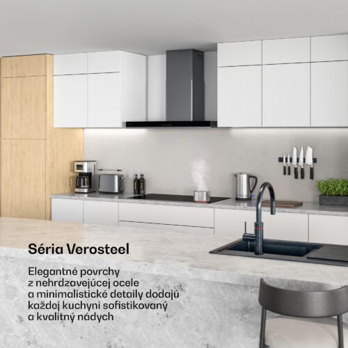 výkonná | 5 varných zón | 8400 W | 90 cm