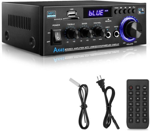 AK HiFi Bluetooth zosilňovač AK45 Mini - 2×40W stereo