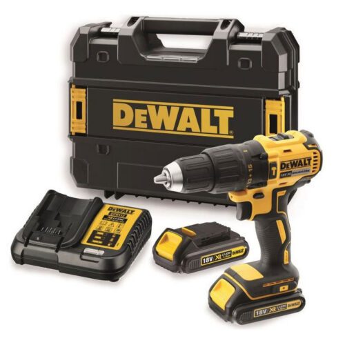 Aku bezuhlíková príklepová vŕtačka/skrutkovač DeWALT DCD778S2T 18V