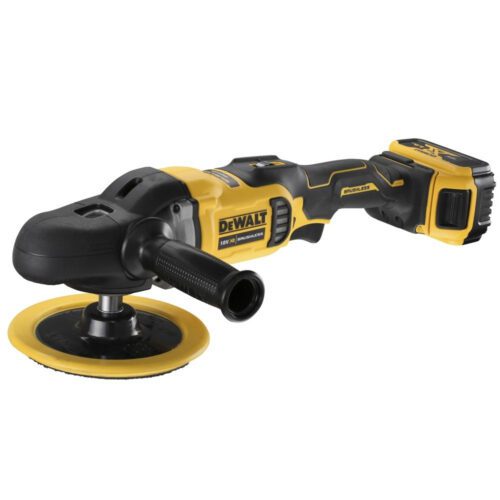 Aku bezuhlíková rotačná leštička 125 mm - 180 mm DeWALT DCM849P2 DCM849P2