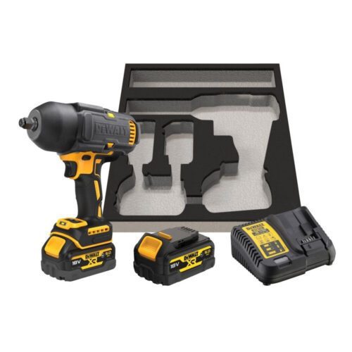 Aku bezuhlíkový rázový uťahovač DeWALT DCF900P2G 18V 2x5Ah s GFN krytom DCF900P2G