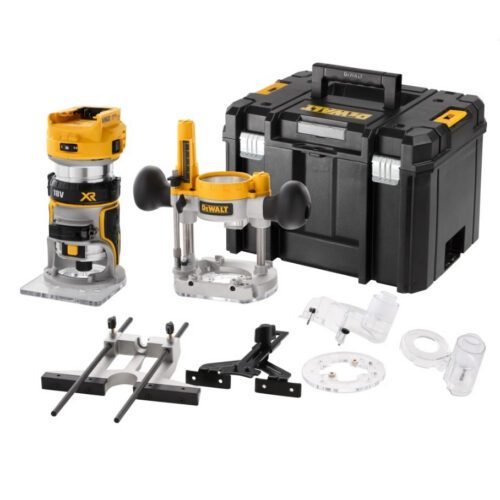 Aku kombinovaná fréza 18V bez aku DeWALT DCW604NT DCW604NT