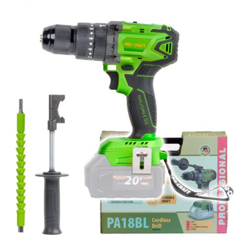 Aku vŕtací skrutkovač s príklepom Procraft PA18BLbb | PA18BL-BB PA18BL-BB
