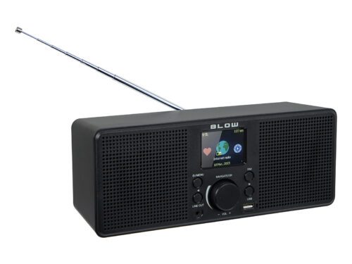 BLOW RI2 Internetové rádio WiFi FM Bluetooth s farebným displejom – Obrázok 2
