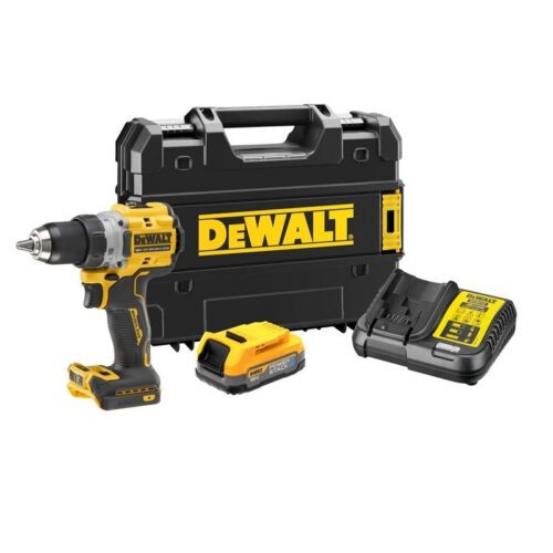 Bezuhlíková aku vŕtačka DeWALT DCD800E2T (2x aku PowerStack) 90 Nm DCD800E2T
