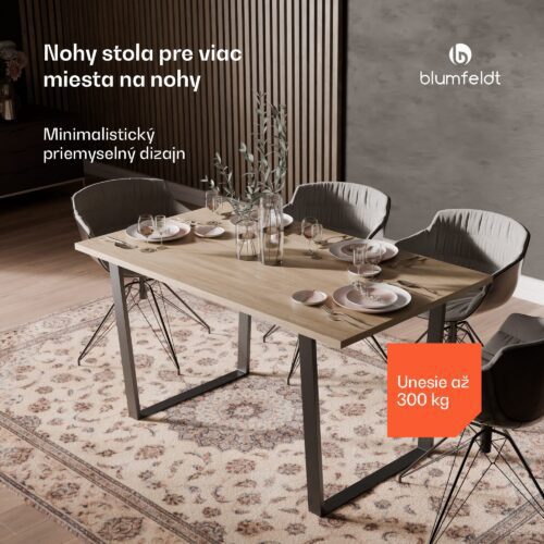 Nohy stola 82 x 72 cm
