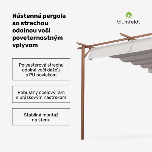 nástenná pergola