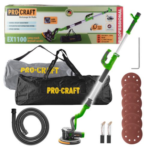 Brúska na sadrokartón s vysávačom Procraft EX1100 | EX1100 EX1100