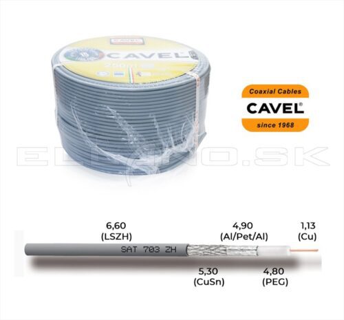 CAVEL SAT703ZH LSZH - 100m balenie