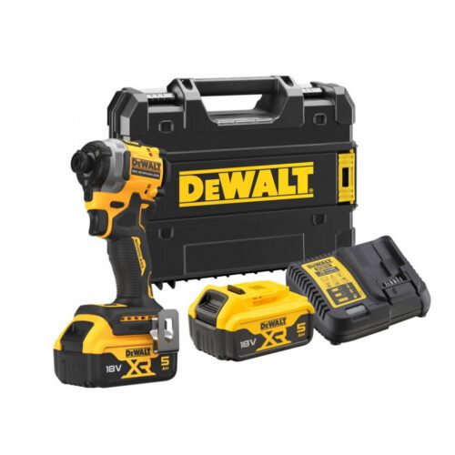 DCF850P2T DEWALT 18V AKU BEZUHLÍKOVÝ RÁZOVÝ UŤAHOVÁK 1/4"