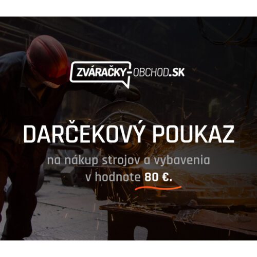 Dárkový poukaz v hodnote € 80 80eurpoukaz