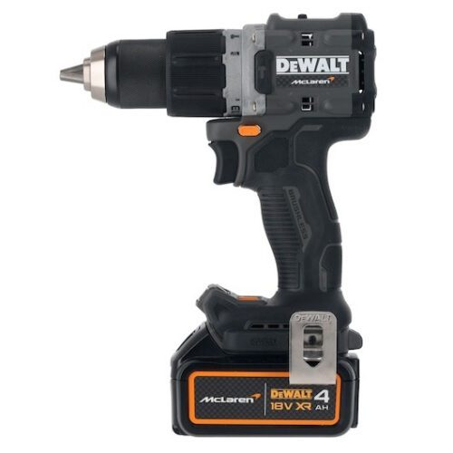 DeWALT Príklepová vŕtačka DEWALT x McLaren F1 Team 18V XR s bezuhlíkovým motorom - 2 × 4 Ah DCD85MM2T