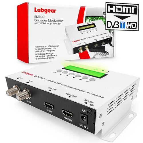 HDMI TV modulátor Labgear EM1001 35MER / 100dBuV – Obrázok 2