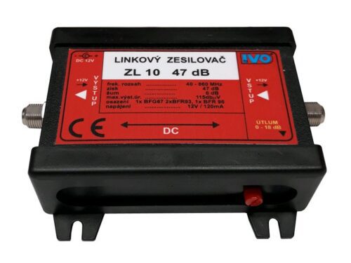 IVO ZL10 linkový zosilňovač 47 dB s reguláciou zisku – Obrázok 2