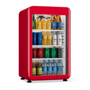 Klarstein Audrey Evo chladič nápojov | 74 x 38 cm | LED vnútorné osvetlenie | 95 W | 42 dB
