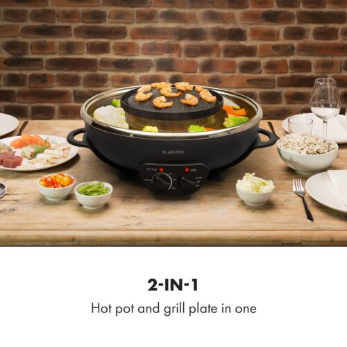 hot pot a grilovacia platňa
