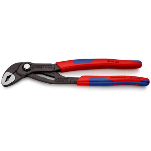 Kliešte na rúry Cobra 250 mm. KNIPEX 87 02 250 - DIN ISO 8976 - leštená hlava