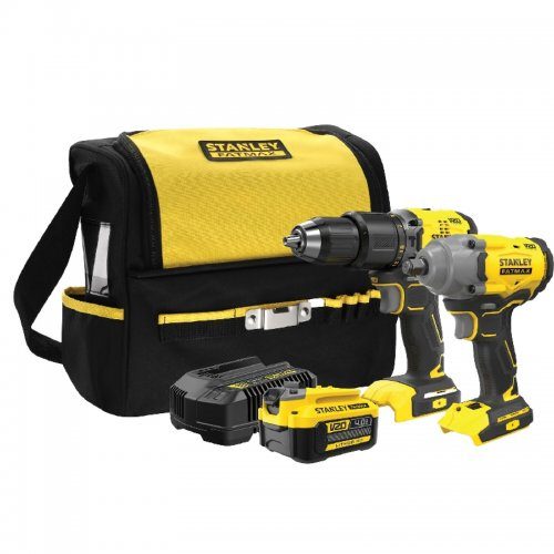 Kombinovaná súprava akumulátorového náradia Stanley FatMax SFMCK217M1S V20 18V 1x4