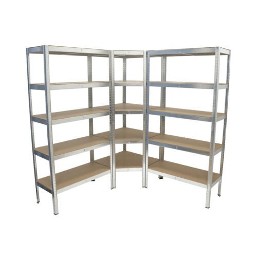 Matabro AKČNÝ SET Regálový systém MB-SH02 a MB-SH03 | 3 diely | 1600 x 1600 x 1800 mm SET-RE01002