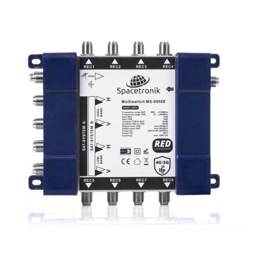 Multiprepínač Spacetronik Pro MS-0908E – Obrázok 2