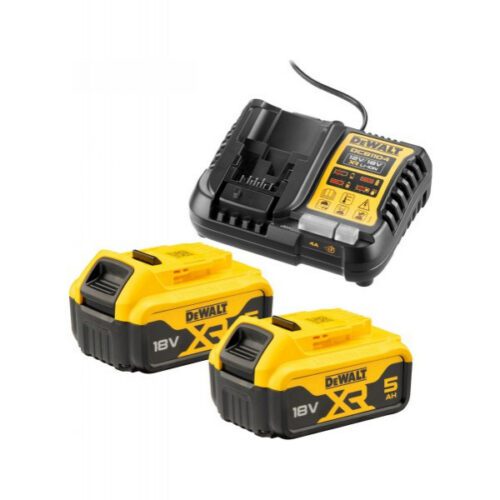 Nabíjačka Dewalt + 2x batéria 18V 5