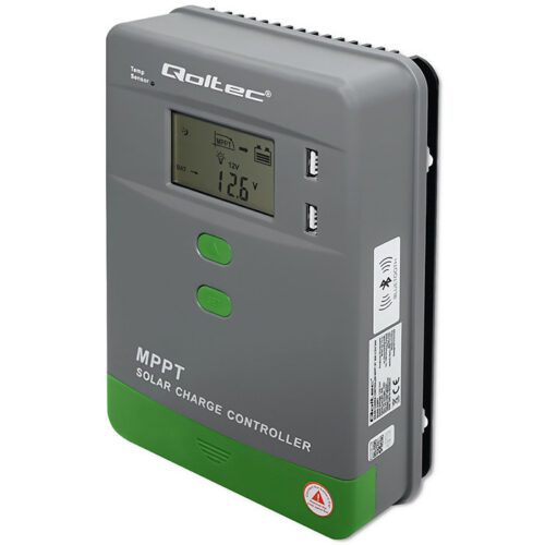 Qoltec MPPT 40A inteligentný solárny regulátor 12/24V s Bluetooth