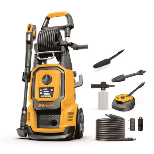 Riwall PRO REPW 180 RC SET elektrická tlaková umývačka 180 barov s diaľkovým ovládaním a príslušenstvom EP25A2401109B