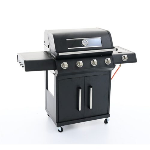 Riwall PRO RGG 41 EXL luxusný plynový gril 17 kW so štyrmi horákmi a bočným varičom GB01A2401115B_cz_sk
