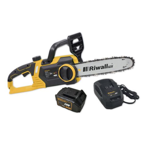 Riwall PRO Riwall PRE RACS 2520i SET aku reťazová píla 20 V s bezuhlíkovým motorom + 4Ah batérie + nabíjačka AC42F2101009B