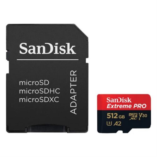 SanDisk Extreme PRO Micro SDXC 512GB 200MB/s – Obrázok 2