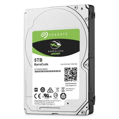 Seagate BarraCuda HDD ST5000LM000 - 5 TB 5400 rpm 128 MB 2