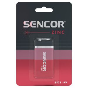 Sencor SBA 6F22 1BP 9V  Zinkouhlíková batéria 9V