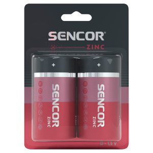 Sencor SBA R20 2BP D Zinkouhlíková batéria D